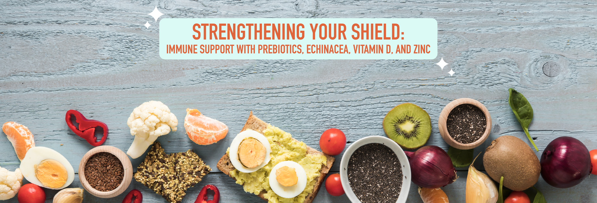 Strengthening Your Shield: Immune Support with Prebiotics, Echinacea, Vitamin D, and Zinc