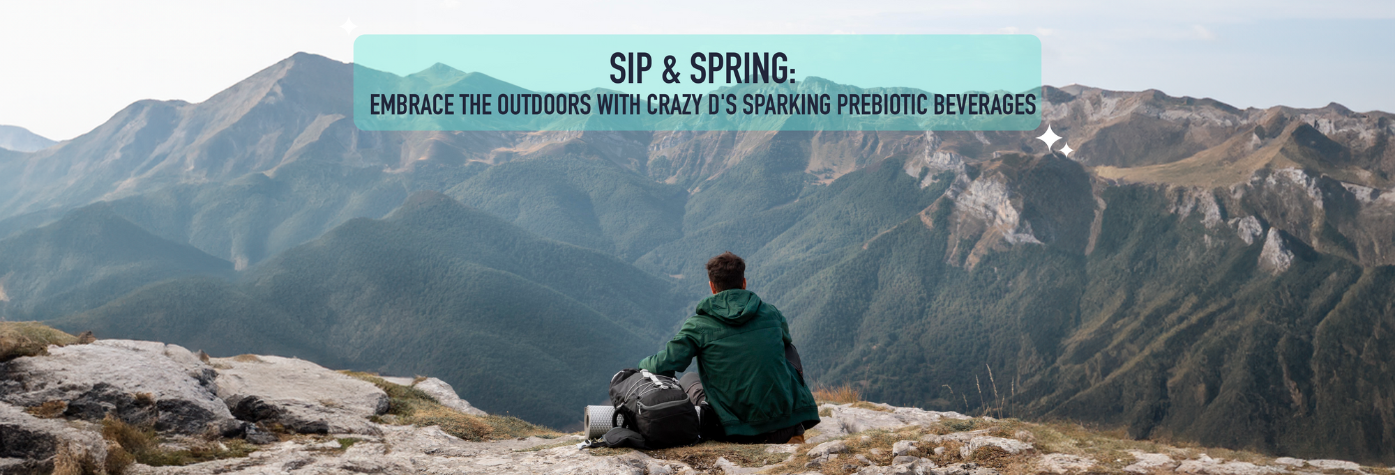 Sip & Spring: Embrace the Outdoors with Crazy D's Sparking Prebiotic Beverage