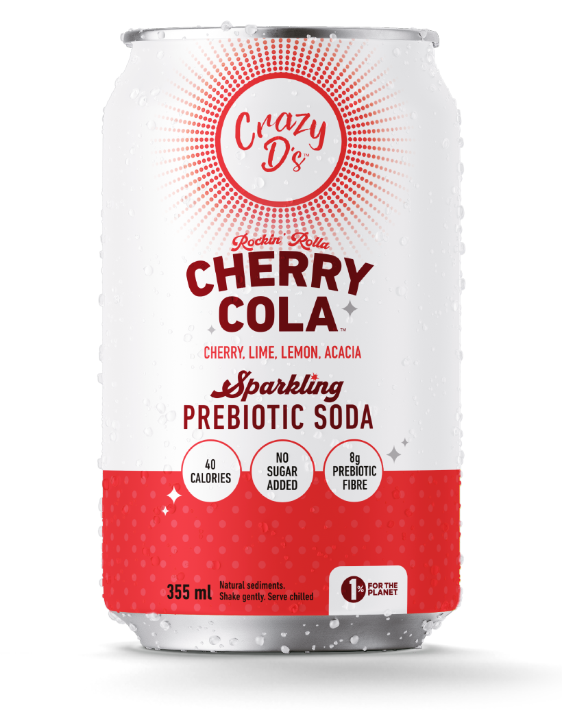 Cherry Cola Prebiotic Soda - 12 Pack