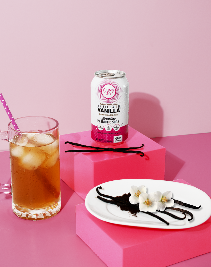 Thrilla in Vanilla Classic Creme Prebiotic Soda - 12 Pack